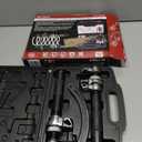 BILITOOLS 2-Piece Coil Spring Compressor Tool Heavy Duty Macpherson Strut Spring Compression Set with Safety Jaws and Holder, Max Load.2645LB