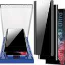 MOHAVE 2 Pack [Auto Alignment/Dust Removal] Privacy Screen Protector for Samsung Galaxy S22 Ultra 5G 6.8, 3D Curved Anti Spy Private Film, 7H Hybrid Material, 100% Ultrasonic Fingerprint ID