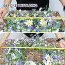 28 Inch Large Summer Wreaths for Front Door Summer Door Wreath Spring Floral Wreath with White Sunflower Lanvender Wildflowers for Indoors Outdoor Home Decorations