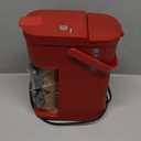 Single Serve One Cup Coffee Maker, for K Cups and Grounds, Mini Coffee Maker with Portable Handle, 6 to 12 Oz Brew Size, for Travel, Camping, Office, RV and Dorm, 120V, Vintage Red