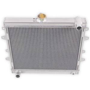 OHOB-Cool Full Aluminum Radiator Replacement for 1984-1995 86 87 88 Toyota Pickup 4Runner SR5 DLX 22R 22RE 2.4L L4 Manual