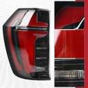 Red Trim LED Tail Light Rear Lamp Assembly Compatible for 2025 Chevy Suburban Tahoe Left Driver Side 85050856 85742164