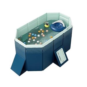 Rectangular Summer Outdoor Large Pools, Collapsible Portable Pool, Above Ground Swimming Pool For Effortless Setup (Size : 1.6m(for 1-2 people))