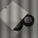 Building Blocks Technic Parts 4 pcs TYRE Dia. 62X20 & Rim Dia. 43.2 X 18 Compatible with Lego for Kids Boys Toy