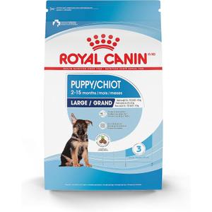 Royal Canin Size Health Nutrition Large Puppy Dry Dog Food, 30 lb Bag (30 Pound (Pack of 1)), Best By: 20 JUN/JUL/JUN 2026