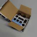 Metal Kitchen Faucet Head Replacement, 2-Mode Pull Down Kitchen Faucet Spray Head with 15 Adapters, High Pressure Sink Sprayer Nozzle Stainless Steel, Chrome