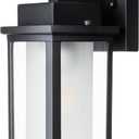 JYZ Dusk to Dawn Outdoor Wall Sconce Lighting, Exterior Outdoor Wall Mount Lantern, Waterproof Anti-Rust Porch Light Fixture, Modern Contemporary Outside Lamp for House Front Door Garage Patio Deck (03-Large)