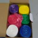 2.6 Gallon Small Trash Bags,Garbage Bag Bin Liners, 10 Liters Bin Bags Wastebasket Bags for home office kitchen Trash Can,Bathroom,Bedroom 300 Counts 6 Color