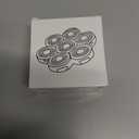 Roziapro Replacement Shaver Heads 6 Head Shaver Replacement Blades Waterproof Bald Head Shaver Replacement Blades Mens Electric Shaver Replacement Heads Electric Razor Bald Shaver Replacement Heads (Gold2)