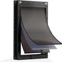 3-Flaps Plastic XL Dog Door for Door, Pets Up to 220 lb, XLarge