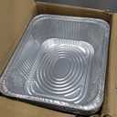 Alpha Living 6 Pack - Disposable Chafing Dish Buffet Set, Half Size Pans, Welded Body Food Warmers for Parties, Fuel Cans Complete Set, Warming Trays
