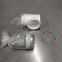 Dryer Vent Hose for Tight Space, 90 Degree Dryer Vent Elbow Connector Kit with 6Layer Flexible Aluminum Duct, SpaceSaving 4 Inch Dryer Hose Kit with Elastic Rubber Seal, Color: Glitter Multi Color