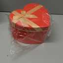 Red 4 Pcs Valentines Heart Shaped Gift Box with Lid for Flower Arrangement Large Present Gift Box for Valentine's Day Wedding Birthday Anniversary Party (Classic)