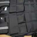 Adjustable Weighted Vest With 2-40LB Detachable Soft Silicone Counterweight