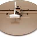 HVAC Premium 6" Butterfly Damper - Control Your Airflow on Drop Ceiling grilles of 24x24 (6" Round Duct Opening)