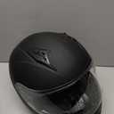 GLX GX11 Compact Motorcycle Helmet - Matte Black, Small - Full Face w/ Tinted Visor, DOT Approved (Black, S)