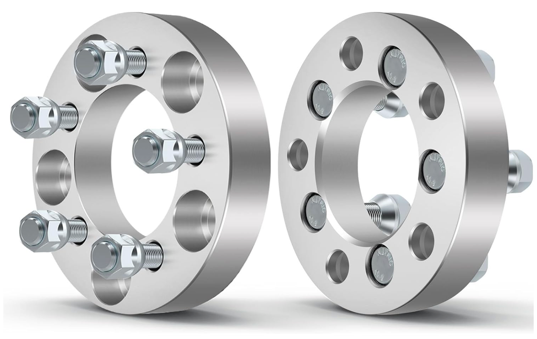 OCPTY 5x100 to 5x112 Wheel Adapters 1 inch for Corolla Accessories 5LUG Real Forged Spacers with 12x1.5 ThreadSize 57.1mm Hub Bore fits 1985-1989 for Century 2PCS