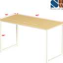 SHW Mission 40-Inch Home Office Computer Desk, Oak