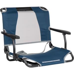 GCI Outdoor Comfort Chair and Stadium Seat, Big comfort stadium chair, armrests