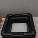 The Original STEP Exercise Step Platform, Health Club Size Stepper for Exercise at Home with 4 Stackable Risers for Height Adjustments (Grey)