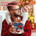 Christmas Party Gifts, 4 Pack Christmas Money Box for Cash Gift Pull, Surprise Money Holders with 200Pcs Transparent Bags, DIY Fun Cash Box for Women Men Girls Boys Kids Adults Mom Dad (Red+dark Red+blue+dark Blue)