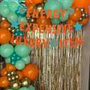 Showgirl Theme Party Banner Decor, Glitter Orange Blue ENERGY EXPENSIVE LUXURY ITEM Backdrop Banner for Showgirl Bridal Shower Party Show Girls Disco Bachelorette Showgirl Birthday Party Hanging Sign