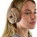 C.C Soft Winter Warm Adjustable Headband Ear Warmer Earmuffs (Taupe)