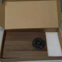 Hjarta 360° Swivel Towel Holder Stand for Bathroom, Hand Towel Stand with Wooden Base, Countertop Towel Stand with 2 Arms for Bathroom or Kitchen