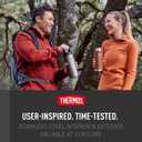 THERMOS ICON SERIES Stainless Steel Water Bottle with Screw Top Lid - 32 Ounce, Glacier - Vacuum Insulated Water Bottle with Lid