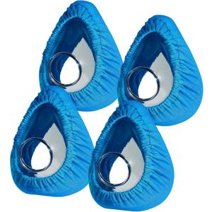 4Pcs CPAP Mask Liners for Men & Women - Soft Cushion Cover Compatible with F20 & F10 Full Face Masks - Washable, Reusable, Breathable Fabric for Sleeping (L)