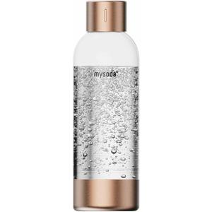 Mysoda Premium Carbonating Bottle 1L Copper - Compatible with MySoda and any brands - Quick-Lock Reusable Bottles - Lid and Base Made of Stainless Steel - BPA Free