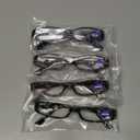 Gaoye 4-Pack Readers for Women, Blue Light Blocking Reading Glasses, Stylish Reading Glasses for Women in 4 Patterns (Blue-purple Tortoiseshell, Purple-yellow Tortoiseshell, Yellow-black Tortoiseshell, Dark Blue Tortoiseshell, Yellow-green Tortoiseshell)