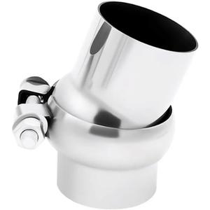 3 Inch 15 Degree Adjustable SS304 Stainless Steel Bend Tube Exhaust Elbow Pipe for Car Customized Modified Exhaust System