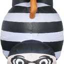 Inflatable Handstand Costume for Adults Halloween Funny Blow-Up Costume (Black)