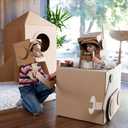 Corrugated Cardboard Roll 12 x 197 Inch Singleface Corrugated Paper Roll Heavy Duty Large Corrugated Wrap Paper Sheet for Christmas Gift Packing, Storage, Shipping, DIY