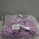 WARMDERN Purple Flanne Velvet Duvet Cover King Sizel Duvet Cover Bedding Sets, 3pcs Ultra Soft Luxury Textured Modern Crystal Velvet Duvet Covers with Zipper Closure(Purple, King)