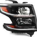 Passenger Side Xenon Projection Headlights Compatible with 2015-2020 Suburban/Tahoe w/DRL Headlamps GM2503406 84582598 w/o Bulb (Right)