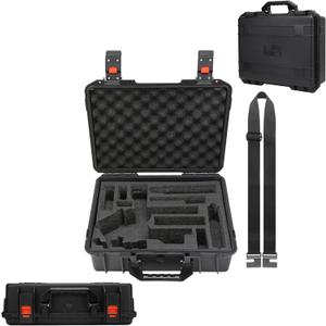 RS 4 Pro Case, Waterproof Hard Carrying Case for DJI RS 4 Pro Gimbal Stabilizer Protective Case Box Accessories(Black)