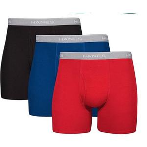 Hanes Mens Underwear Briefs, Cool Dri Moisturewicking Cotton Norideup For Men, Multipacks, 3 Pack Assorted, XLarge US