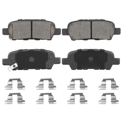 Rear Ceramic Brake Pads Set for Nissan Altima Pathfinder 350Z 370Z, for Infiniti EX/FX/G/M/35 37 45, for Q50 QX60 Q70 4PCS