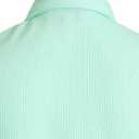 Boys Casual Polo Shirt Short Sleeve Waffle Solid Collared Shirts for Kids Aged 5-14 Years (7-8 Years, Light Green)