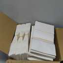 Homrelaxy 500 Pcs 4LB Paper Lunch Bags, 5.1x3.2x9.8 Inch Kraft Paper Bags, White Paper Bag for Snacks, Sandwiches, Crafts, Gift Bags(White)