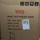 YIYO Sign holder floor stand, sign holder stand heavy Duty Pedestal poster stand for display,18×24 inch slide-in double sided poster sign holder floor standing Display Advertising (18×24)