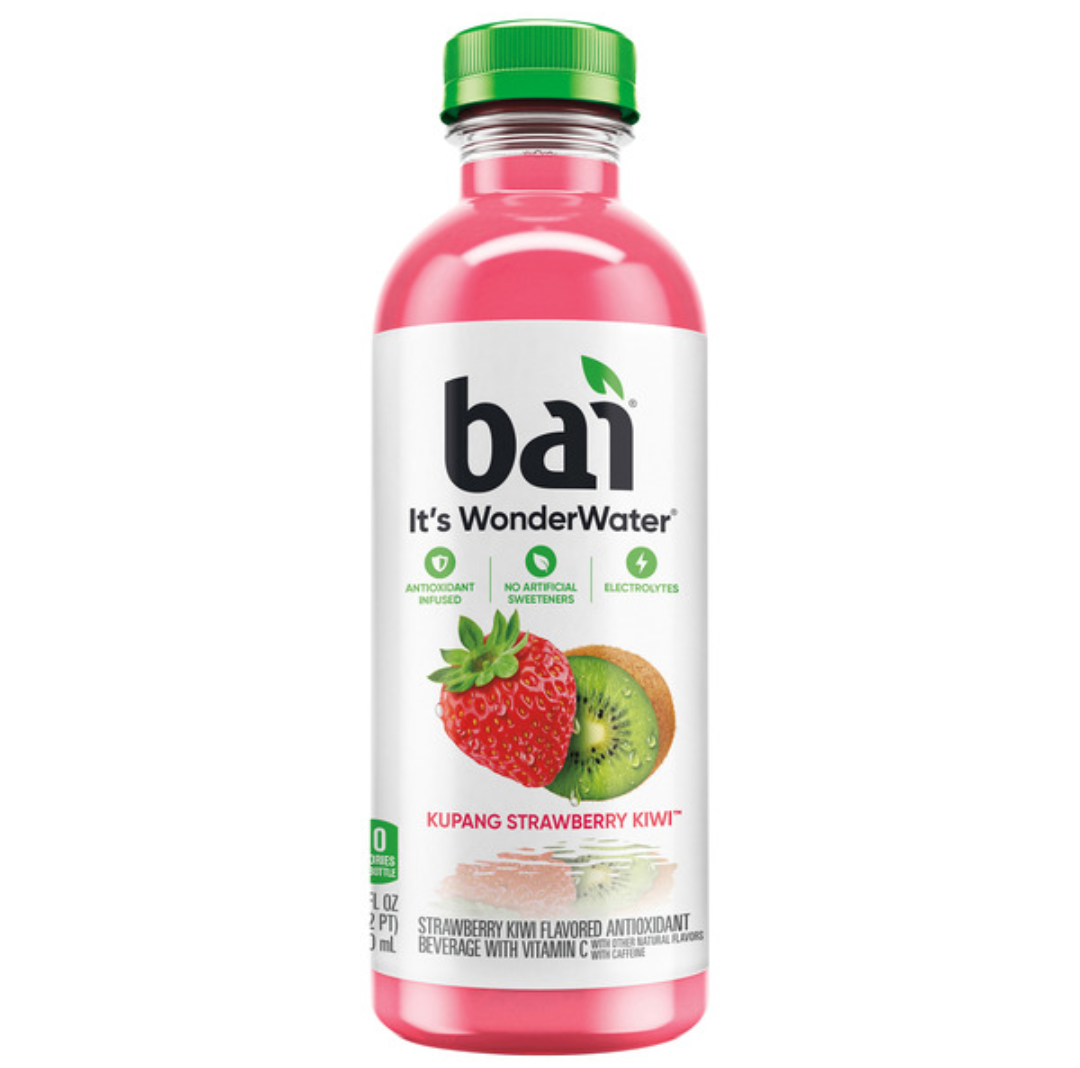 Bai Kupang Strawberry Kiwi, Antioxidant Infused Beverage 12 Pack BBD: 01-10-26