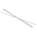 uxcell 4 Pcs Square Steel Key Stock, 1/8" x 1/8" x 12" Cold-Drawn 45# Steel Bars Precision Key Stock for Gearbox Coupling, Silver Tone
