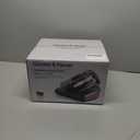 Mattress Bed Vacuum Cleaner 16Kpa Strong Suction, 20ft Corded Couch Cleaner with 253.7nm UV-C Light,Ultrasonic, Deep Cleaning Handheld Vacuum for Dust, Pets Hair (Grey, 600W)