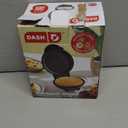 Dash Mini Maker Griddle - Compact Griddle for Creative Homemade Treats - Nonstick Surface, Quick Heat-Up System & Space-Saving Design - Black