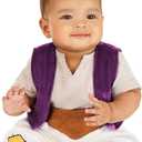 Infant Disney Aladdin Halloween Costume | Aladdin Complete Outfit with Shirt, Vest, Pants & Hat for Baby Dress-Up (6/9 Months)