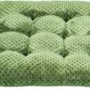 WONDER MIRACLE Fuzzy Deluxe Pet Beds, Super Plush Dog or Cat Beds Ideal for Dog Crates, Machine Wash & Dryer Friendly (22" x 30", M-Olive Green)