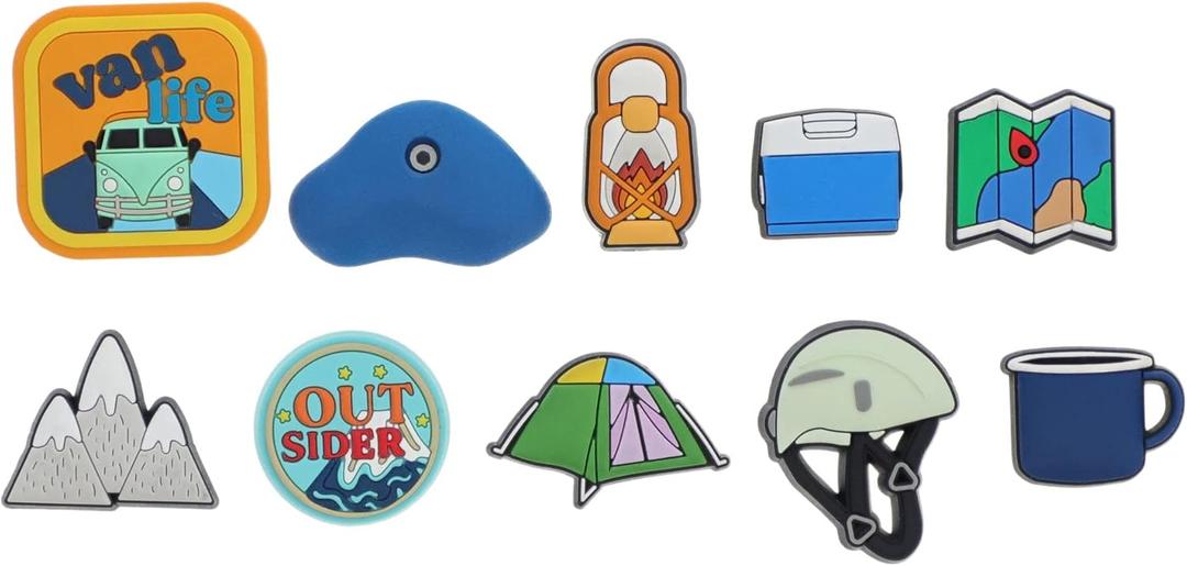 3 x Crocs Baya Slide (One Size, Outsider 10-Pack)